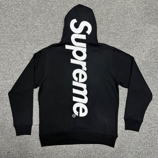 Supreme Satin Appliqué Hooded Sweatshirt