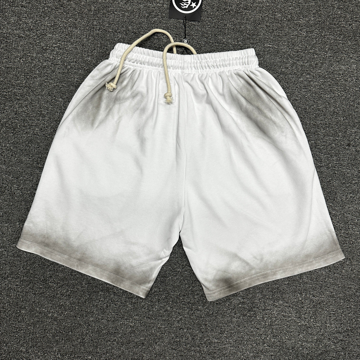 Hellstar Studios "Washed Flame" Fleece Sweat Shorts