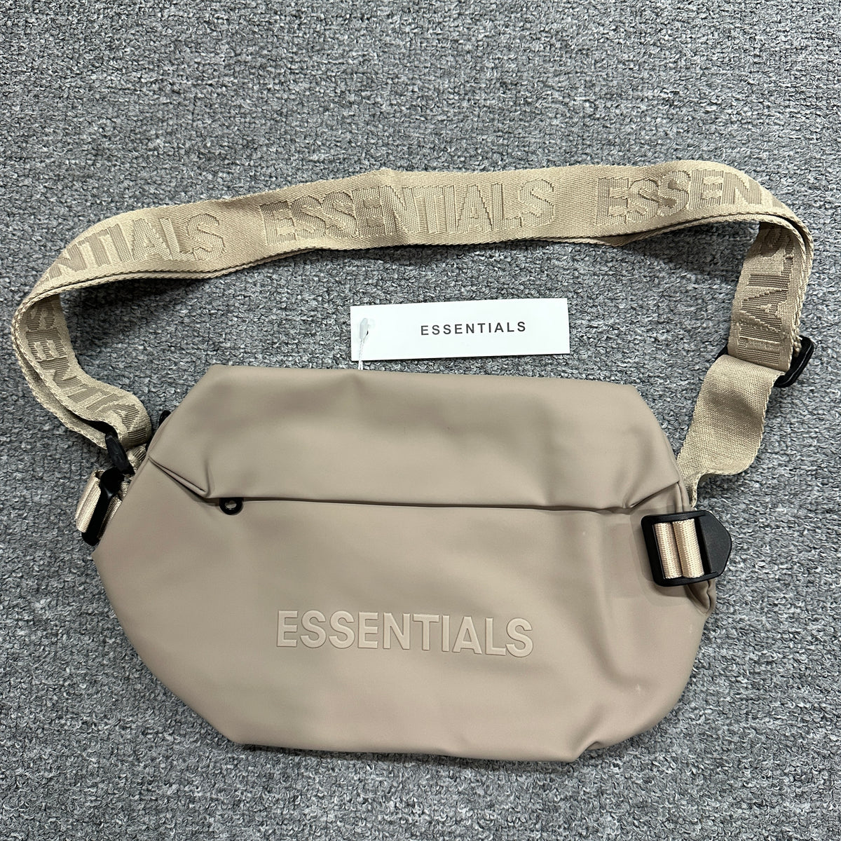 Fear of God Essentials Waterproof Matte PU Messenger Bag