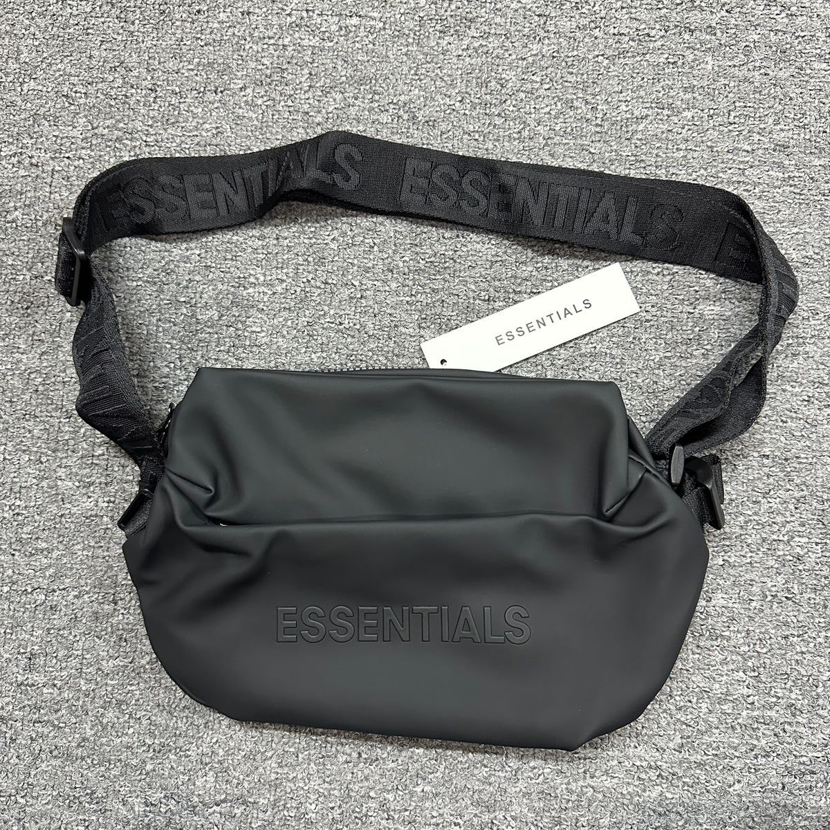 Fear of God Essentials Waterproof Matte PU Messenger Bag