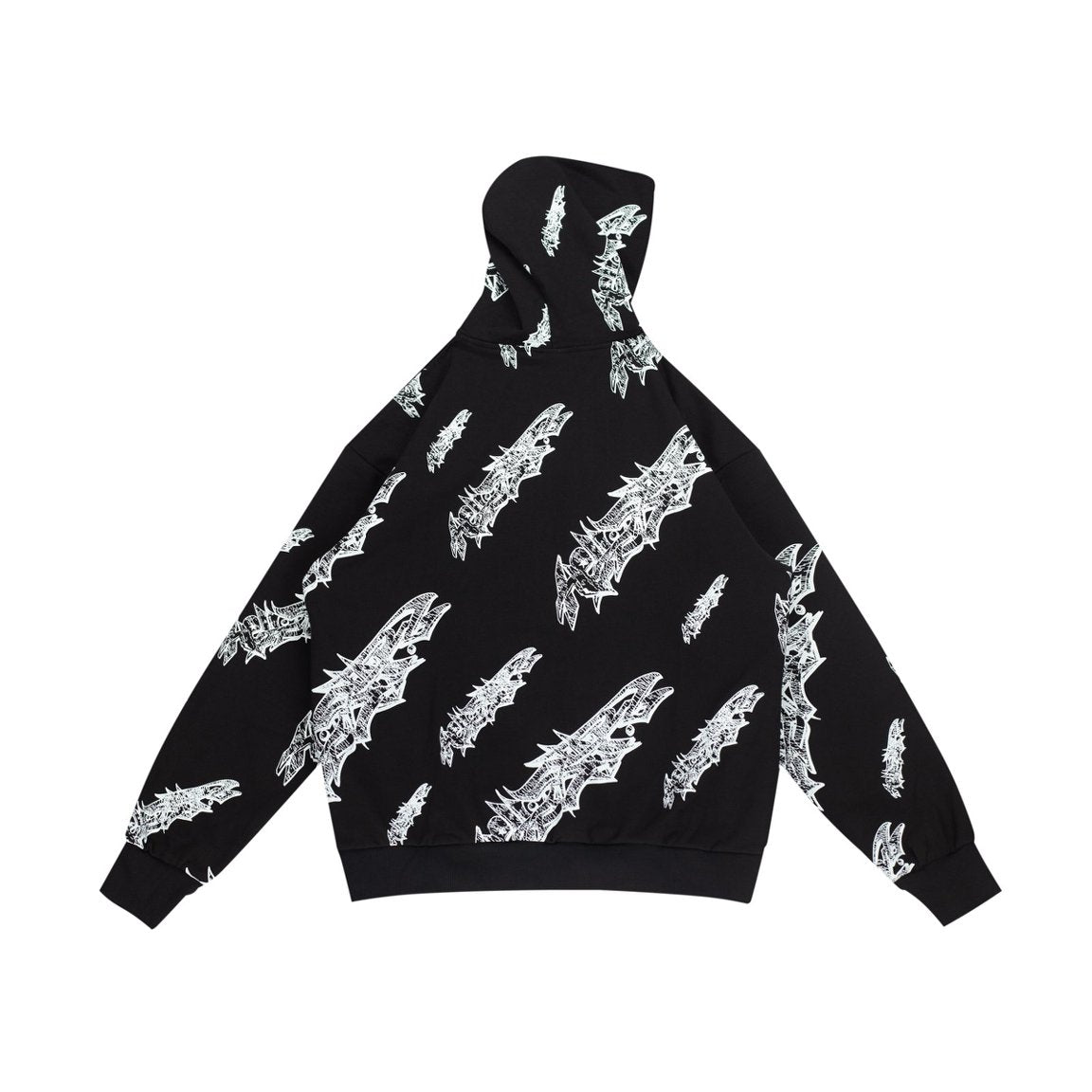 Hellstar Studios "Roll Print Graffiti" Zip-Up Hoodie