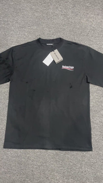 Balenciaga Political Campaign Destroyed T-Shirt