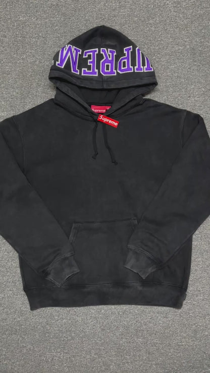 Supreme Team 94 Hooded Sweatshirt in Black