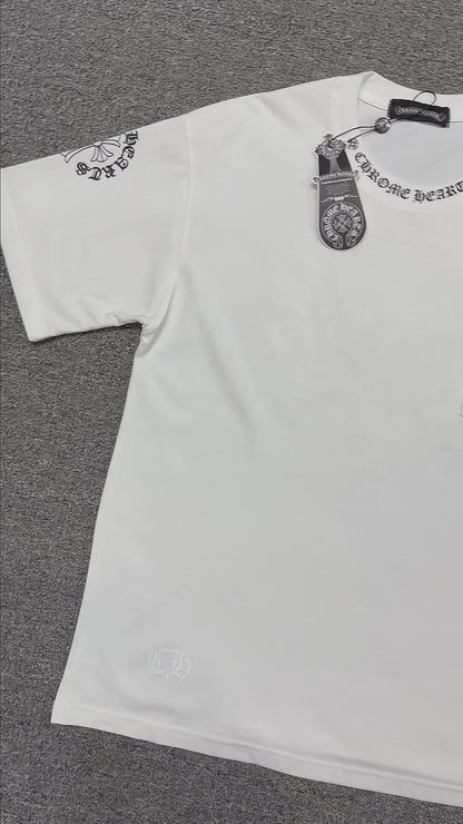 Chrome Hearts Circle Cross Logo T-Shirt