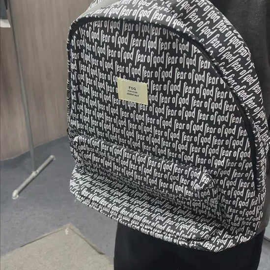 Fear of God (FOG) Essentials Allover Print Backpack