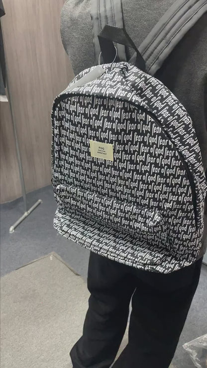 Fear of God (FOG) Essentials Allover Print Backpack