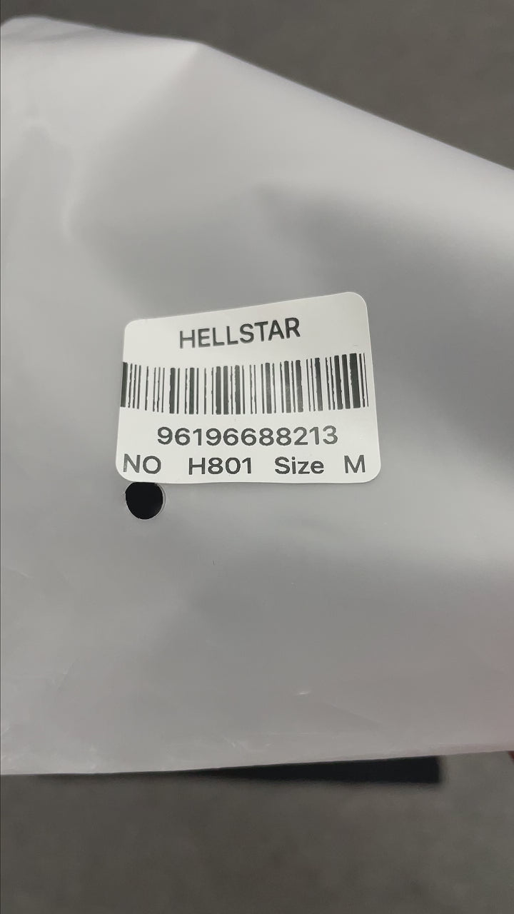 Hellstar Inner Peace Skeleton sleeveless washed black T-shirt front view