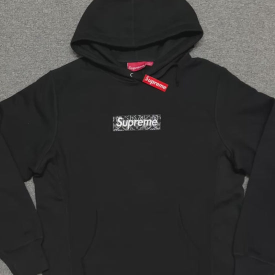 Supreme Bandana Box Logo Hooded Sweatshirt