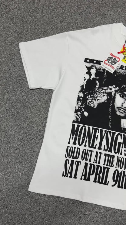 The Asaali x That's A Awful Lot Of Cough Syrup MoneySign Suede Memorial T-Shirt