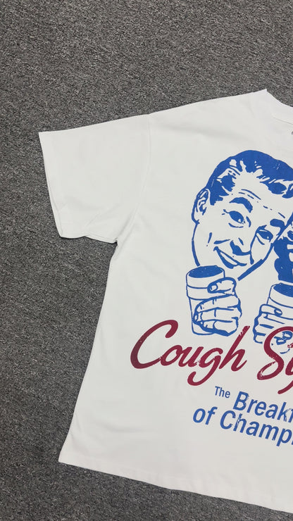 Cough Syrup Breakfast Of Champions Tee White