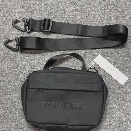 Fear of God Essentials Waterproof Matte PU Crossbody Camera Bag