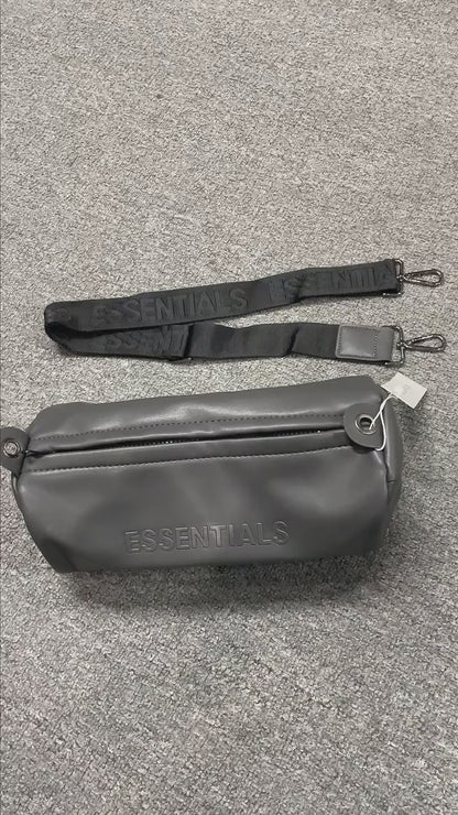 Fear of God Essentials Waterproof Matte PU Mini Barrel Bag