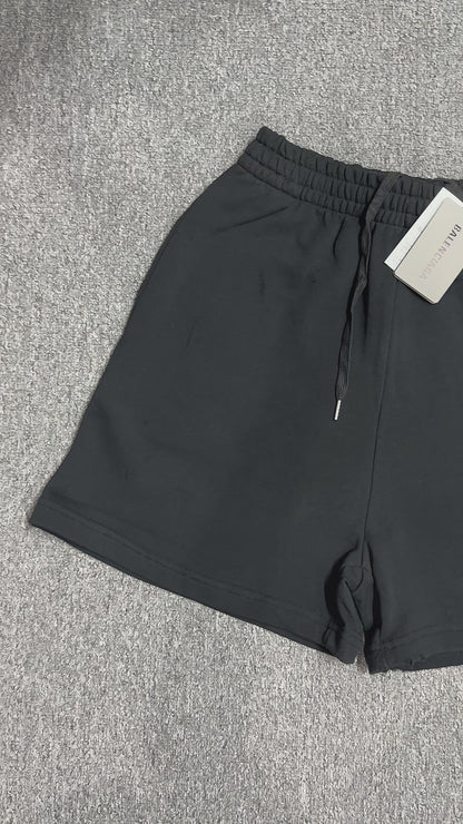 Balenciaga Messy Spray Baggy Sweat Shorts