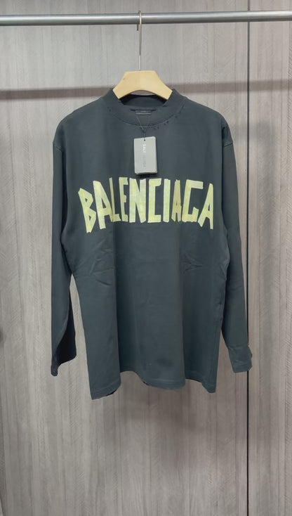 Balenciaga Black Tape Type Sweatshirt