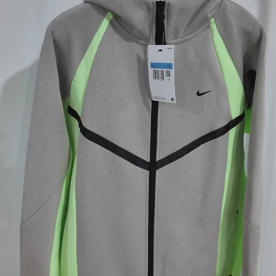 Nike Tech Men's Color-Block Full-Zip Fleece Windrunner Jacket