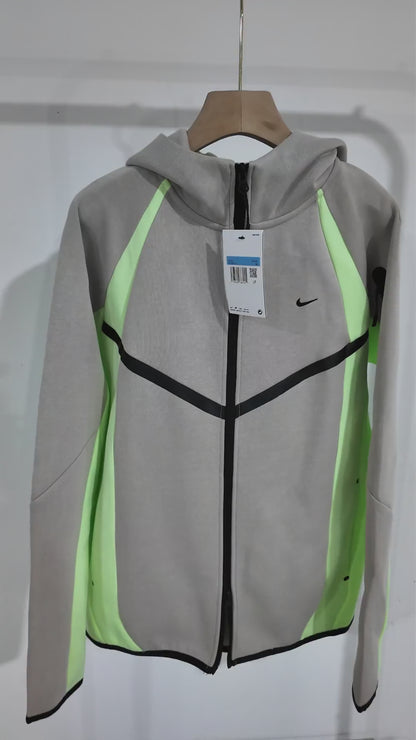 Nike Tech Men's Color-Block Full-Zip Fleece Windrunner Jacket