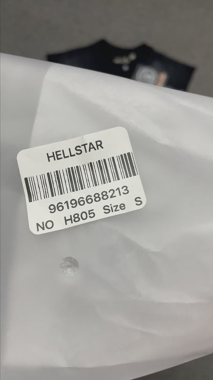Hellstar 2 Lambs Holy State sleeveless T-shirt front view in vintage black