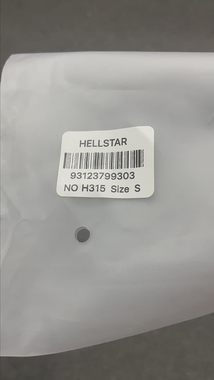 Hellstar Blur graphic T-shirt in washed black front view