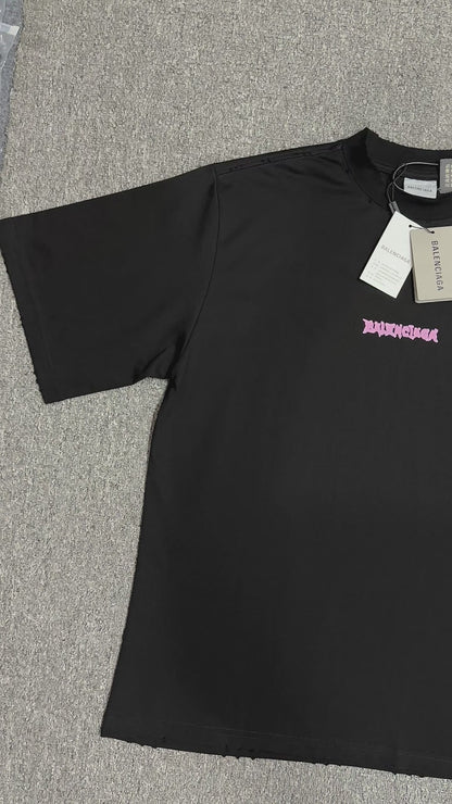 Balenciaga DIY Metal Logo Short-Sleeve T-Shirt