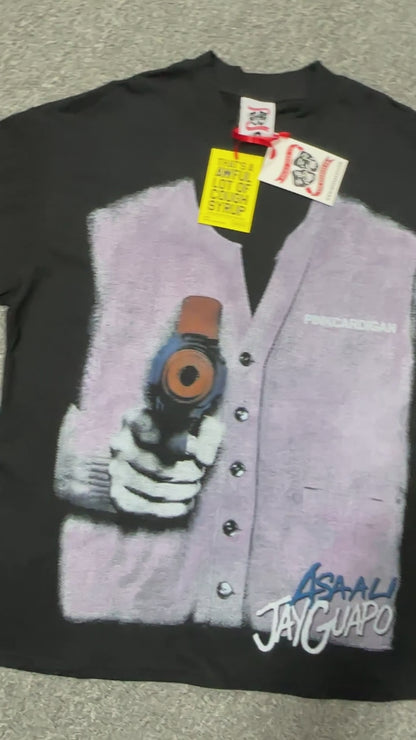 The Asaali x Jay Guapo "Pink Cardigan" T-Shirt