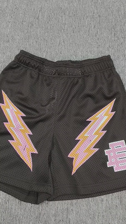 Eric Emanuel EE Basic Lightning Bolt Short Yellow Purple Pink