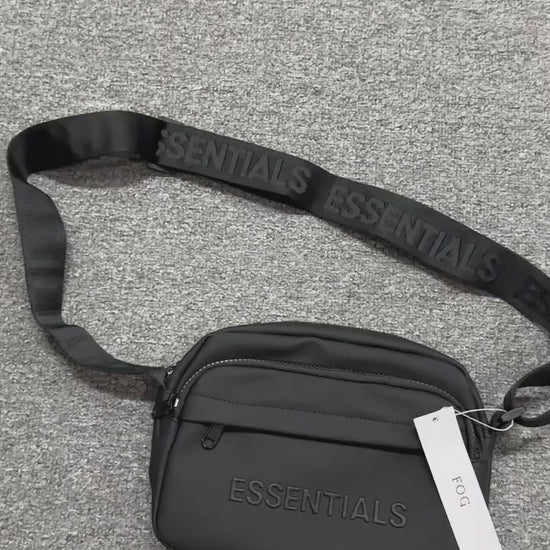 Fear of God Essentials Matte/Waterproof Camera Crossbody Bag with Embossed Logo