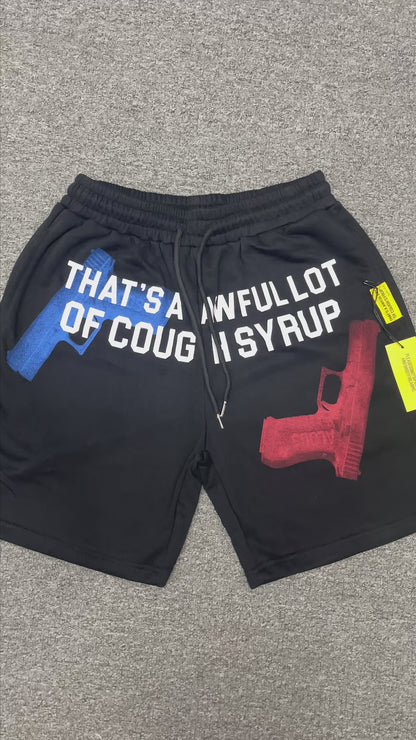 The  Black Double Glock Sweat Shorts