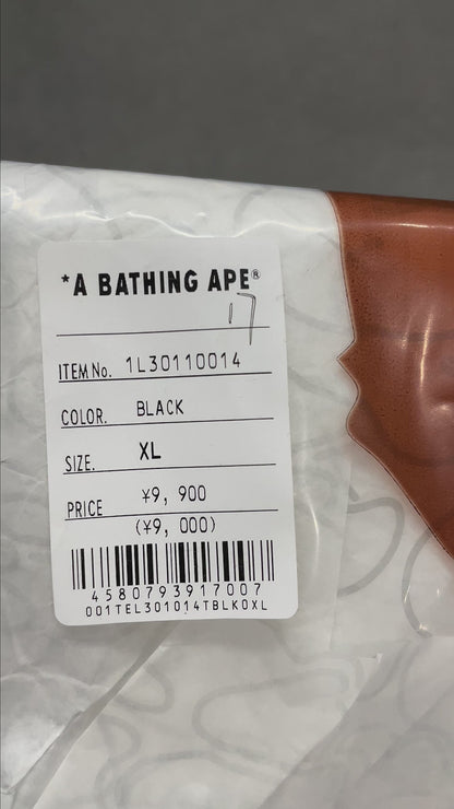 BAPE ABC Camo Big Ape Head T-Shirt – Black & White Blue Camo