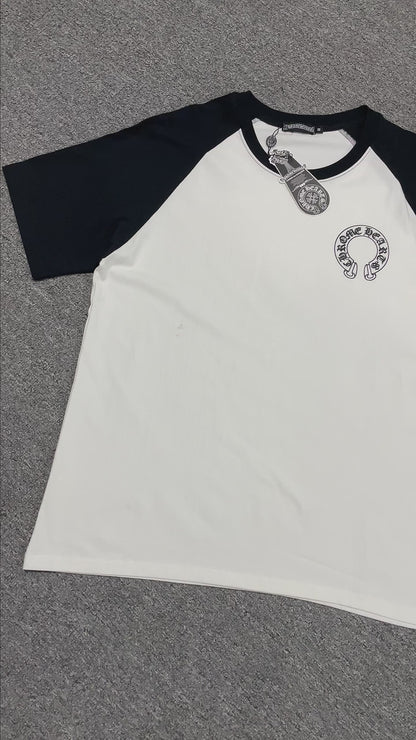 Chrome Hearts Raglan Baseball T-Shirt | Vertical Logo Graphic Tee Wholesale