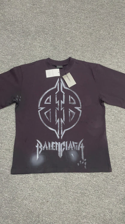 Balenciaga Metal BB Stencil T-Shirt