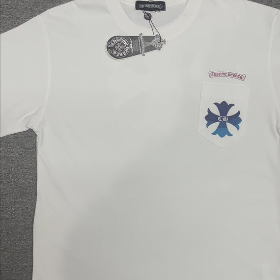 Chrome Hearts Harajuku Blue Cross T-Shirt