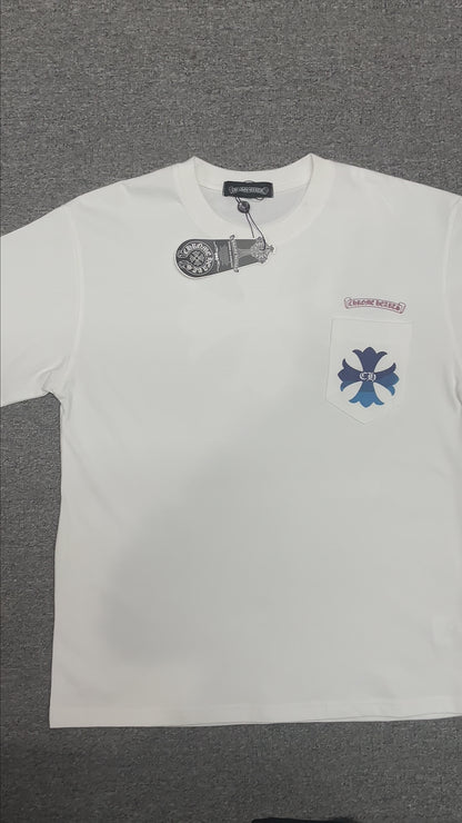 Chrome Hearts Harajuku Blue Cross T-Shirt