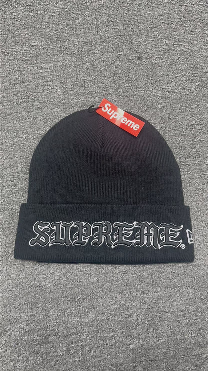 Supreme Old English Rhinestone Beanie