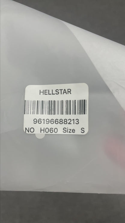 Hellstar Sports Core Rhinestone Logo T-shirt in white front view