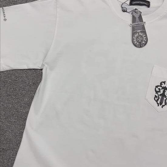 Chrome Hearts Vertical Dagger Logo T-Shirt