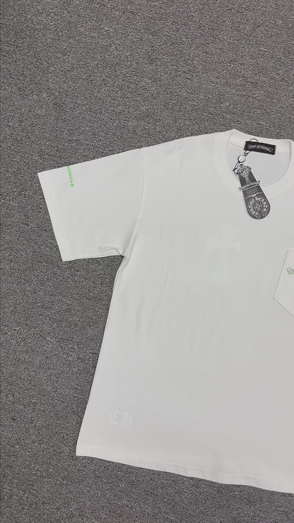 Chrome Hearts Neon Floral Cross T-Shirt