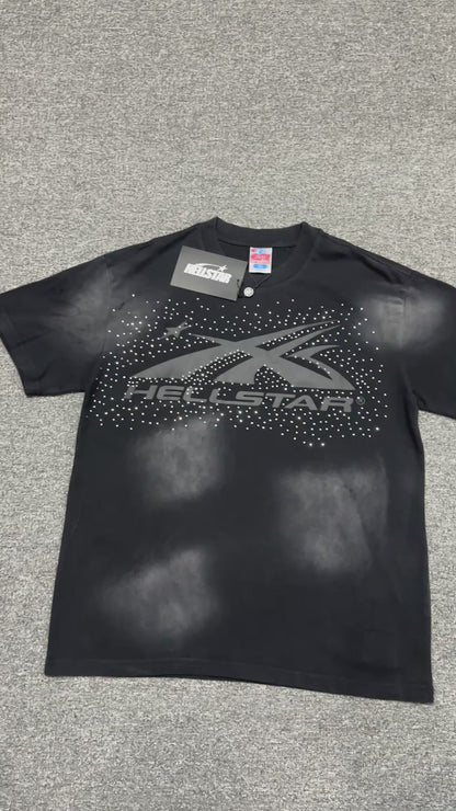 Hellstar Classic Logo Rhinestones T-Shirt