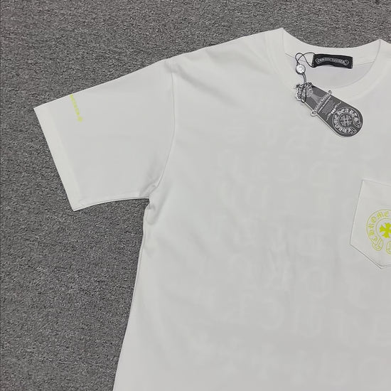 Chrome Hearts Black Yellow Eye Chart T-Shirt