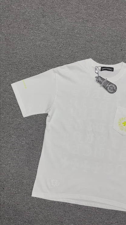Chrome Hearts Black Yellow Eye Chart T-Shirt