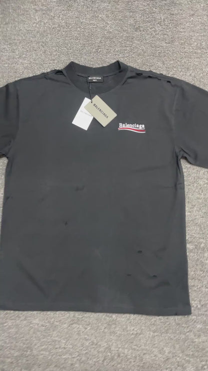 Balenciaga Political Campaign Destroyed T-Shirt