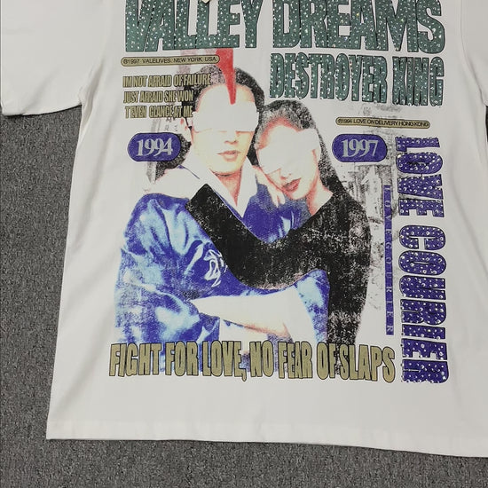Vale Forever Valley Dreams Destroyer King Tee White front view