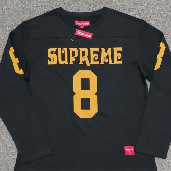 Supreme Affiliated L/S Football Top in Black