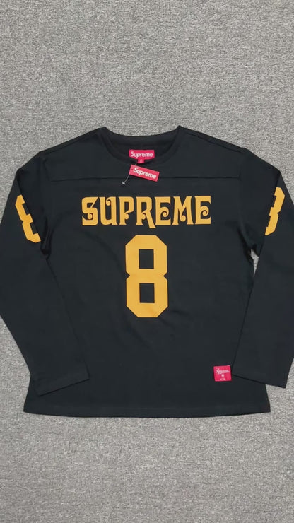 Supreme Affiliated L/S Football Top in Black