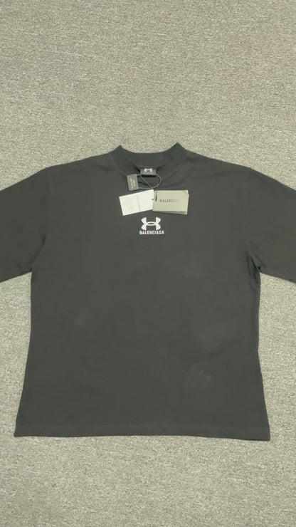 Balenciaga x Under Armour Logo Embroidered T-Shirt