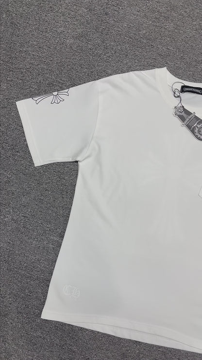 Chrome Hearts Floral Cross Graphic T-Shirt