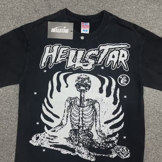 Hellstar Studios "Inner Peace" Skeleton Graphic T-Shirt