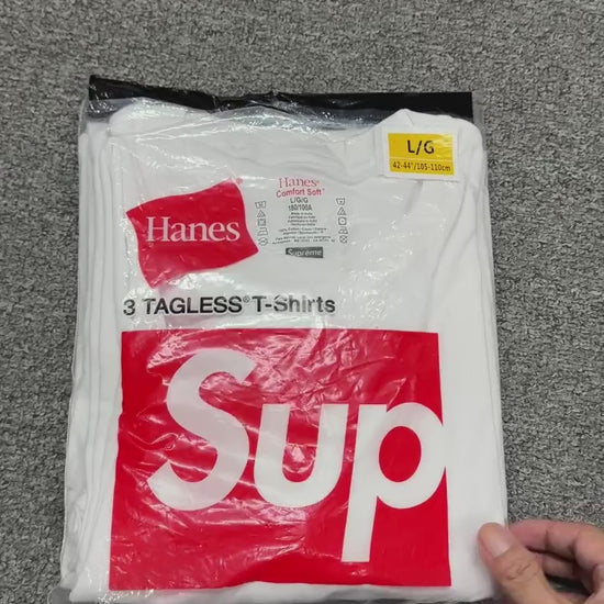 Supreme x Hanes Tagless Crewneck Tee