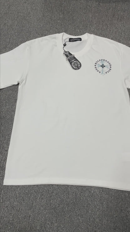 Chrome Hearts Cemetery Cross Logo T-Shirt | Gothic Graphic Streetwear Tee Wholesale