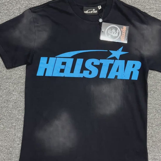 Hellstar Blue Flame Circle T-Shirt