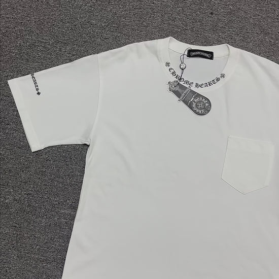 Chrome Hearts Neck Logo Pocket T-Shirt